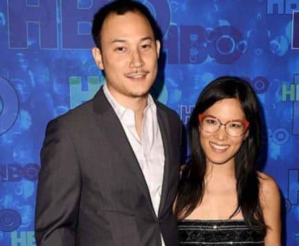 Justin Hakuta and wife, Ali Wong